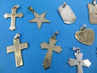 stainless steel croos design pendants