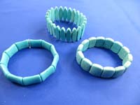 stretchy turquoise bracelets