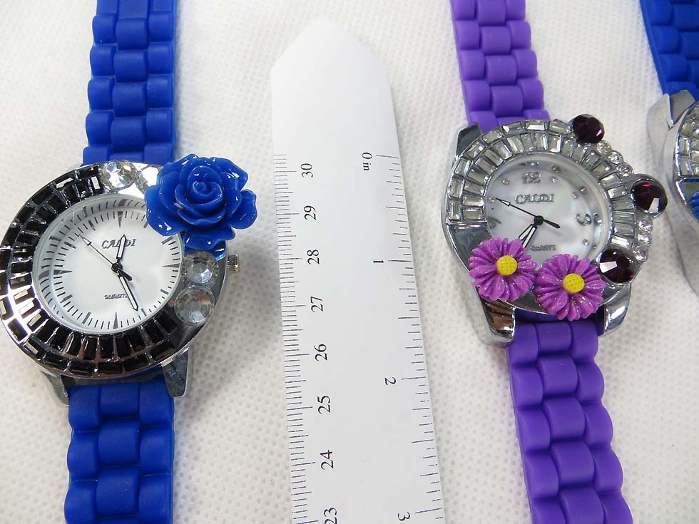 rubber-jelly-band-watch-flower-1e
