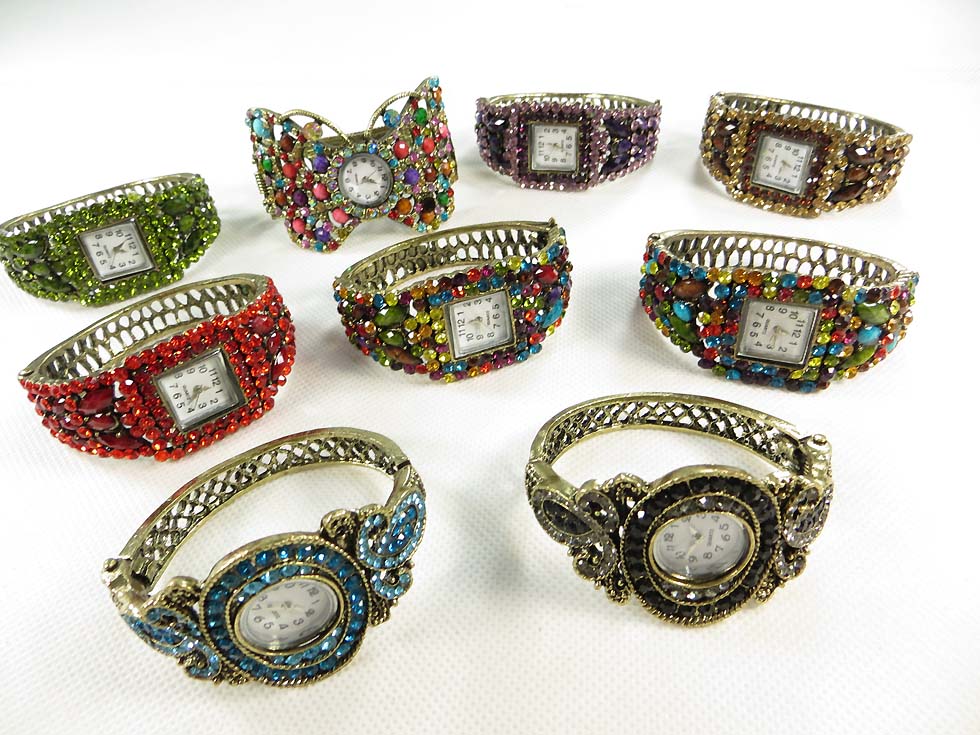 vintage-retro-watch-crystal-enamel-bangle-5l