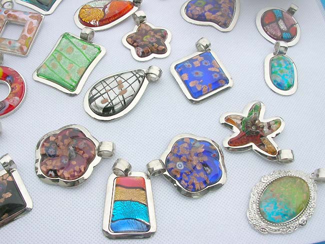 silver-frame-murano-glass-pendant1n