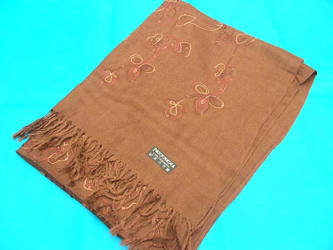 sequins-pashmina-shawl-1a-embroidery-plain-brown